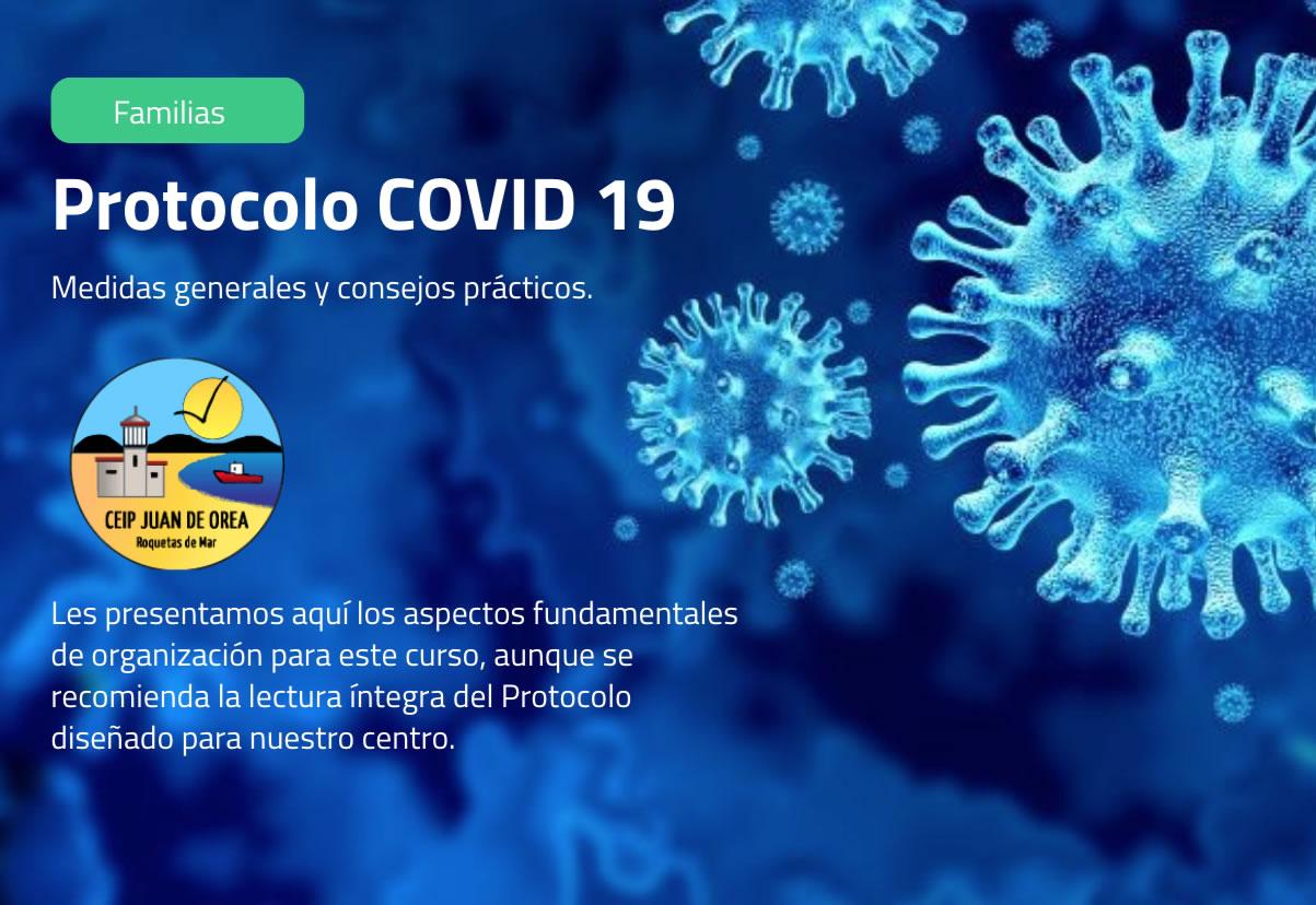 Protocolo COVID19 CEIP Juan de Orea